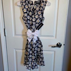 NWT Karl Lagerfield artistic floral dress size 2